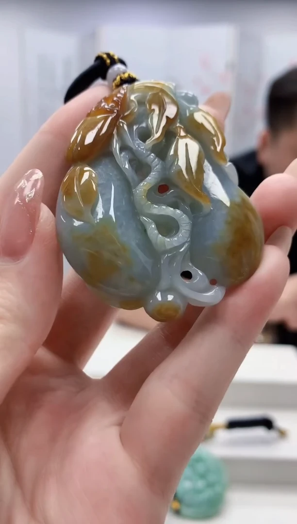 未镶嵌定制翡翠5060jw-毛货挂件16