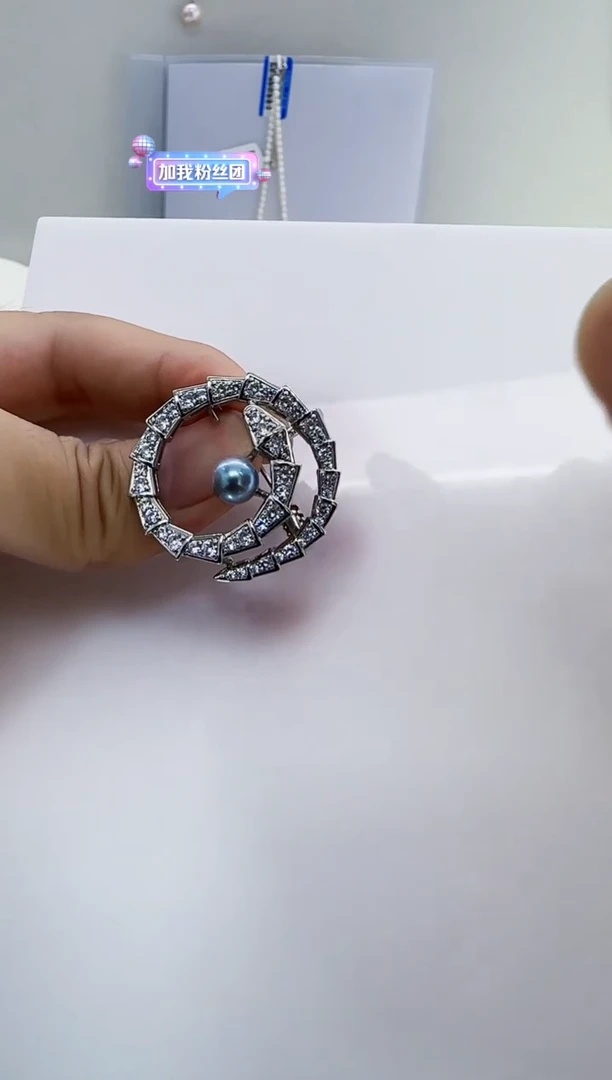 未镶嵌海水珍珠DA胸针 ss716