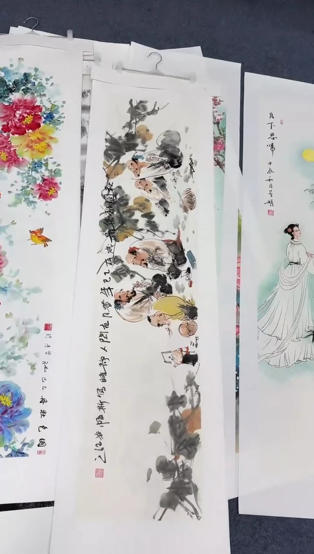 国画茶室人物同类型随机