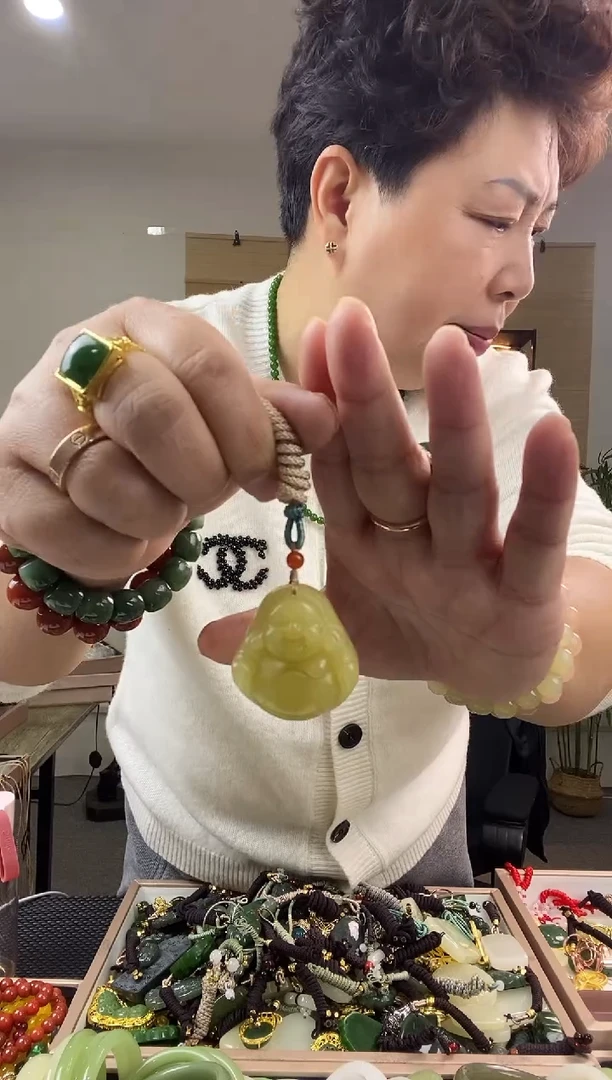 颈饰未镶嵌和田玉多样性拍一发一  0314