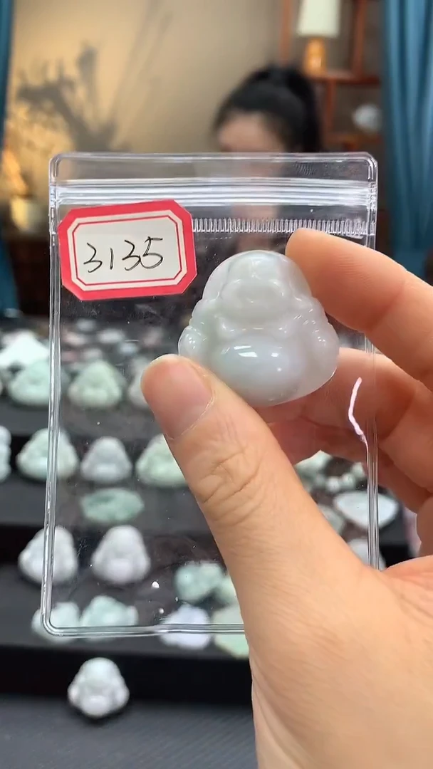 颈饰未镶嵌翡翠佛公3135