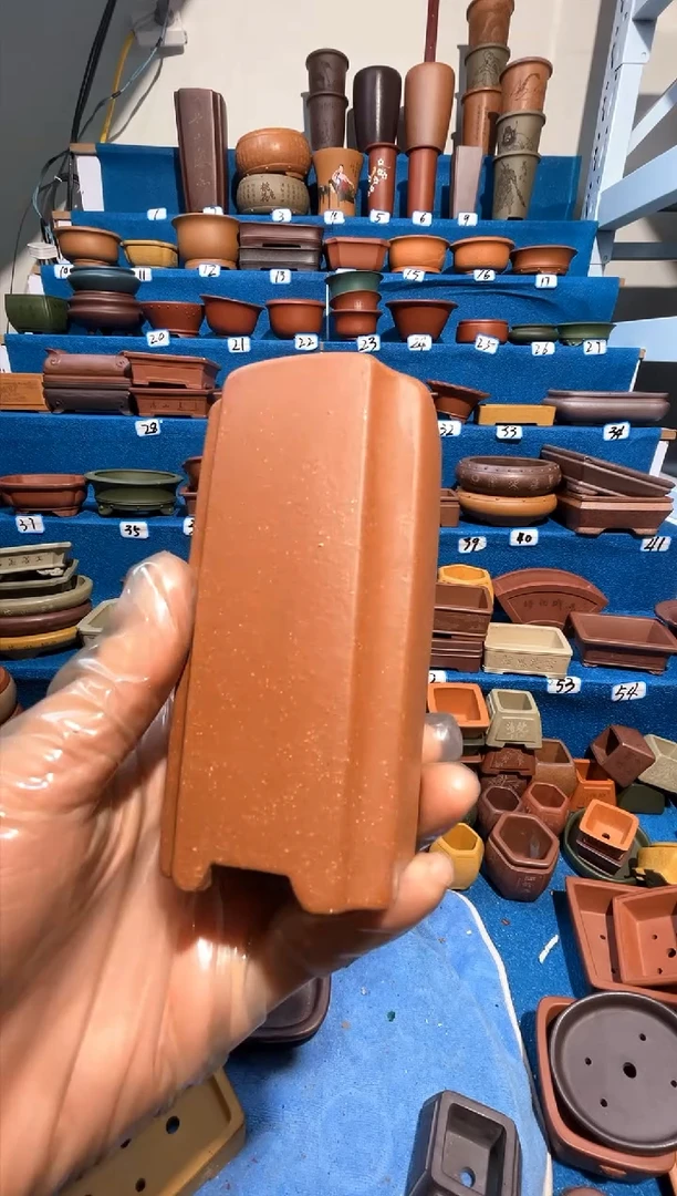 【闪购商品】紫砂紫砂花盆5*10.5