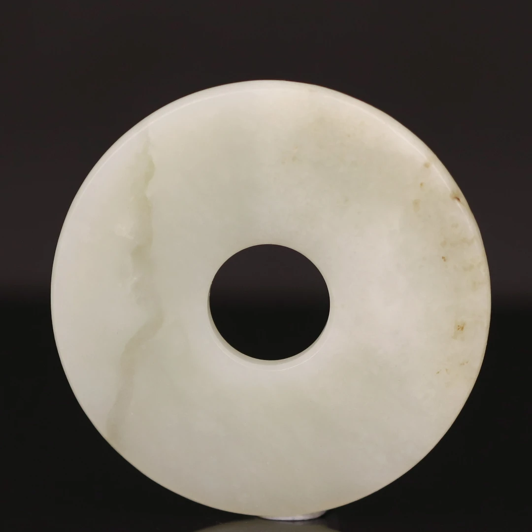 【古董】4、明代  和田玉玉璧