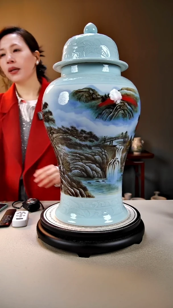 摆件陶景德镇手绘陶瓷71