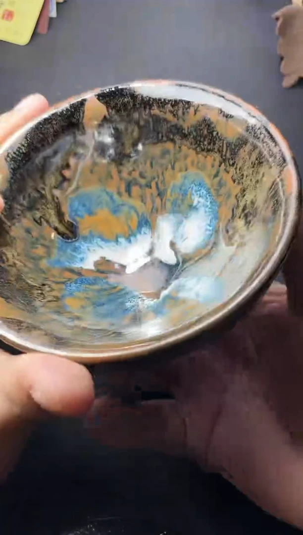 茶盏105（）叶紫建盏叶紫