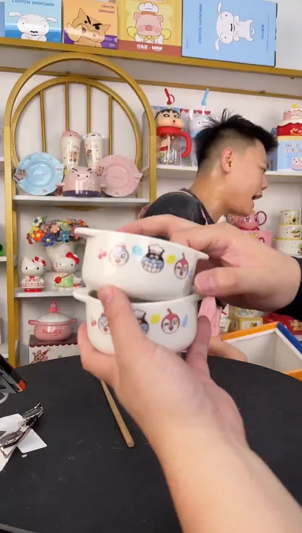 面包超人双耳小碗2件套