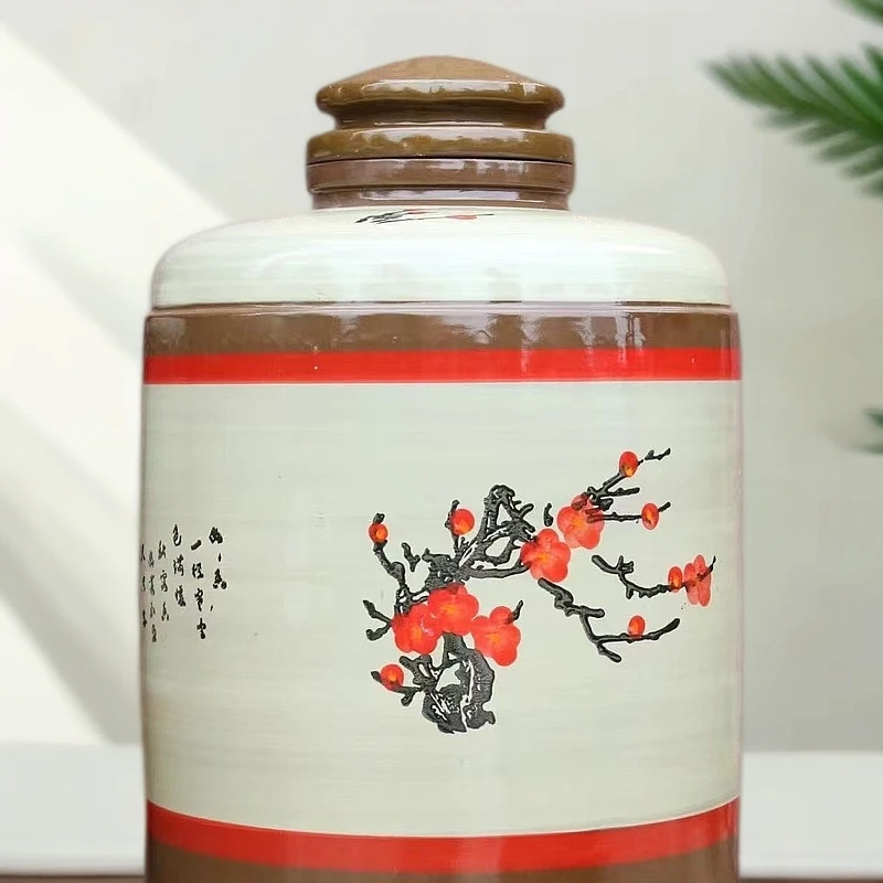 小清新家用酒壶密封泡酒罐罐子酒壶老式家用泡酒瓶带盖泡酒缸加厚