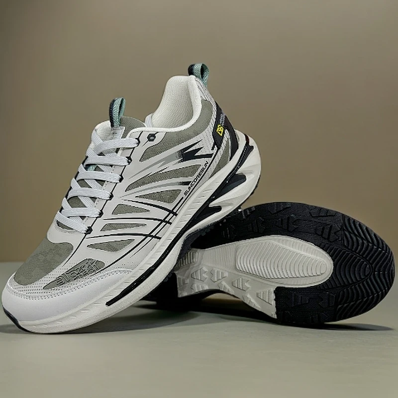 超纤面老爹鞋男士休闲运动老爹鞋防滑耐磨舒适防水轻便休闲老爹鞋