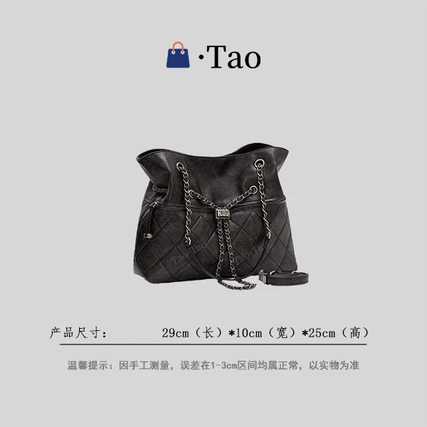 【TT Studio】ZT-95032-游牧复古黑 RAIN.CUN简约轻奢女包