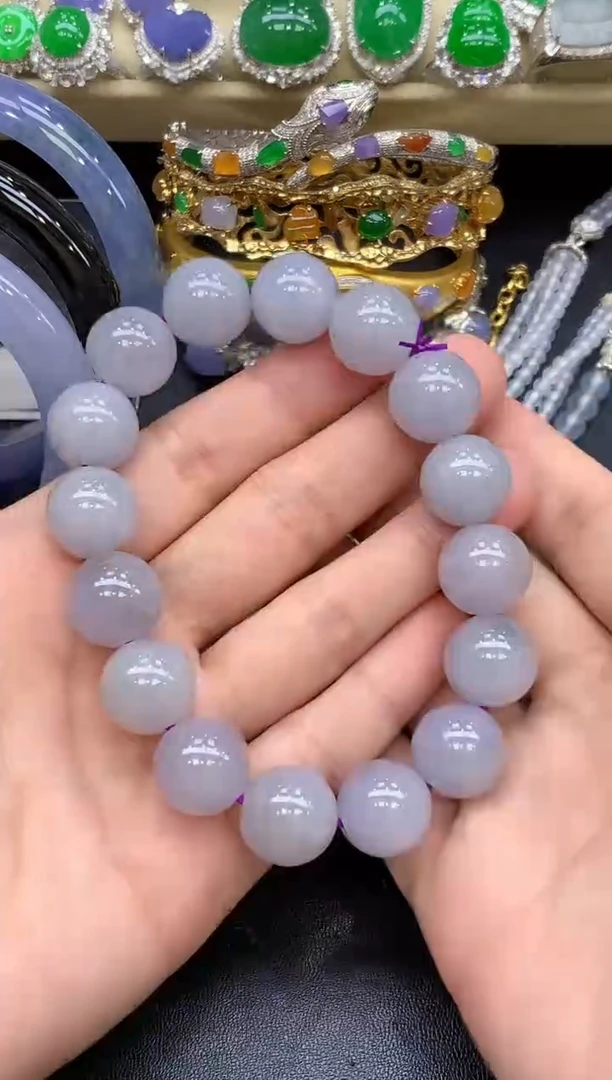 未镶嵌手串翡翠300-中国好珍宝