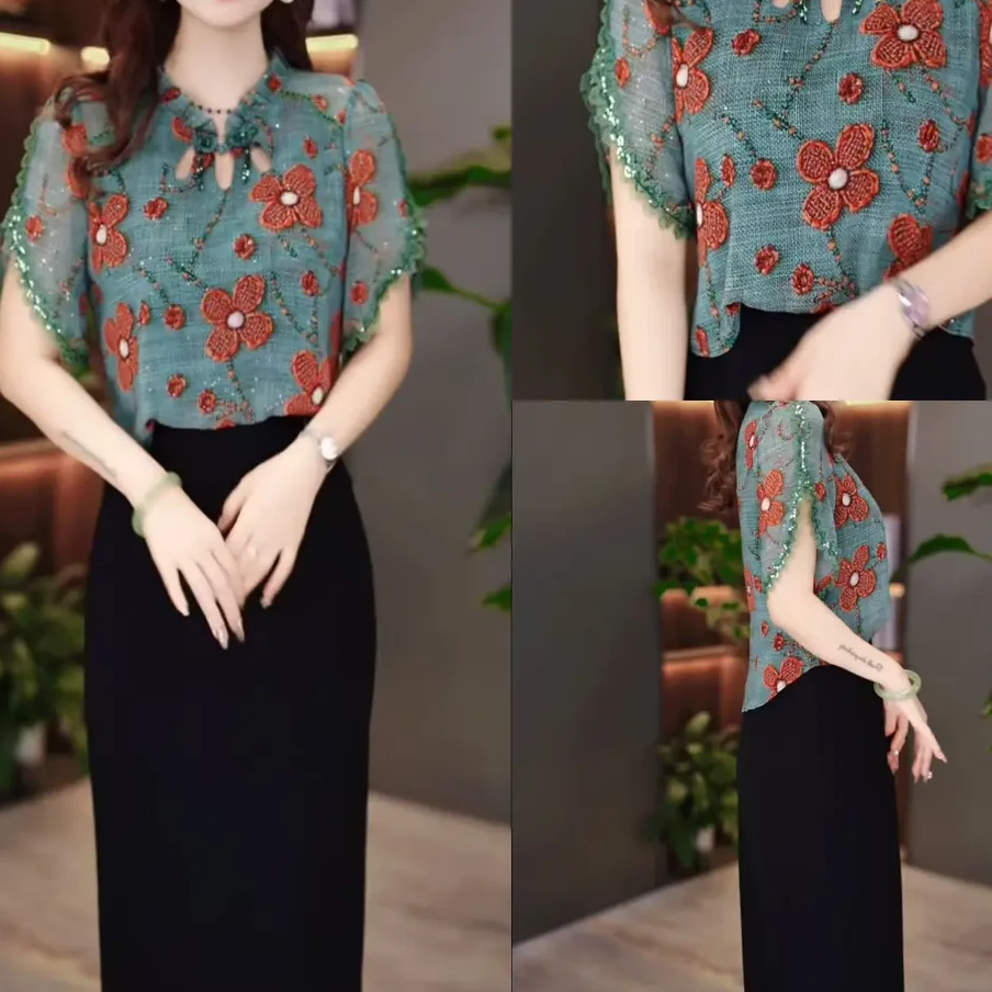 夏季时尚新款连衣裙2025夏季新款显瘦修身气质遮肚裙子