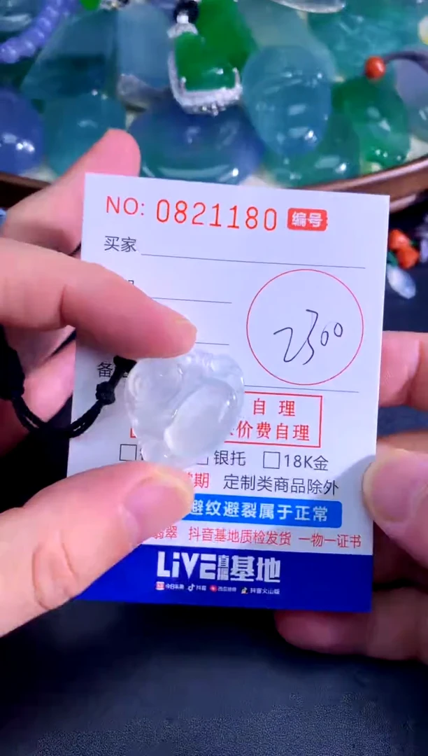 颈饰未镶嵌翡翠天然A货翡翠