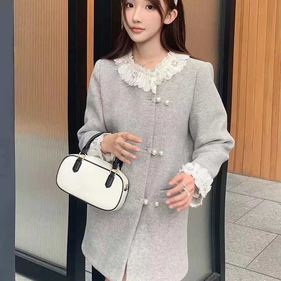 衣长75   8923【云朵拥抱】夹棉大衣