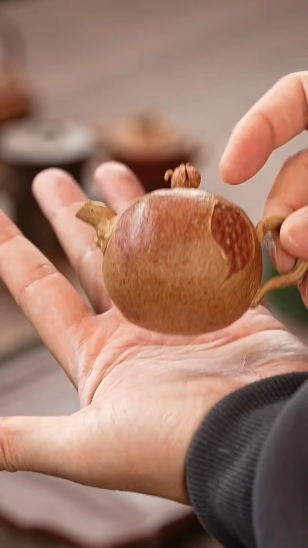 茶壶紫砂甜石榴甜石榴