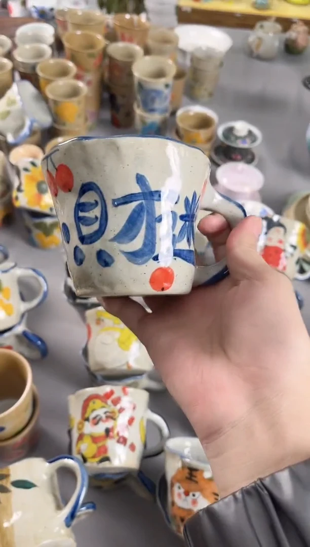 【闪购商品】瓷片景德镇手绘高温釉下彩