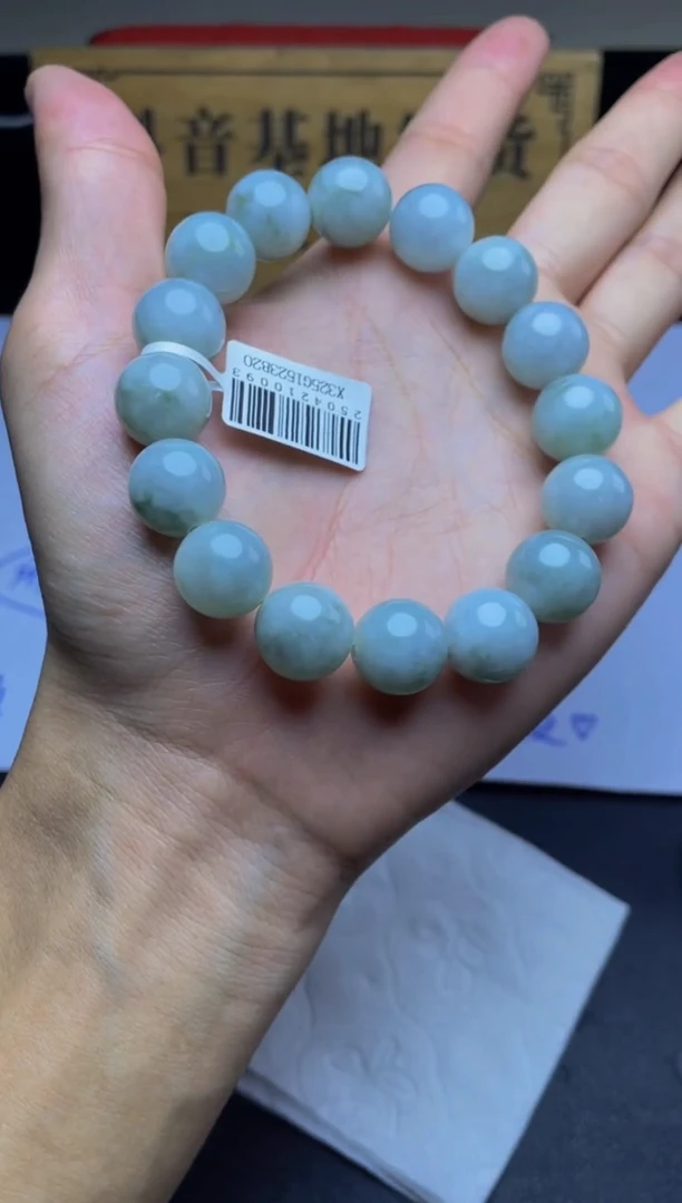 未镶嵌定制翡翠珠串