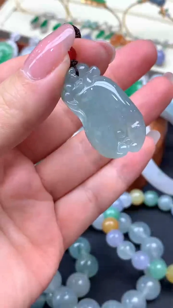 【闪购商品】翡翠颈饰未镶嵌3-天然翡翠