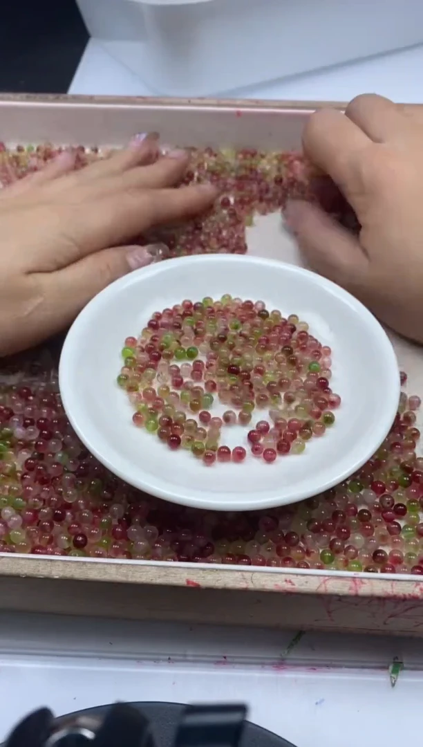 【闪购商品】玛瑙/玉髓颈饰未镶嵌w2275梅花玉4mm*100颗