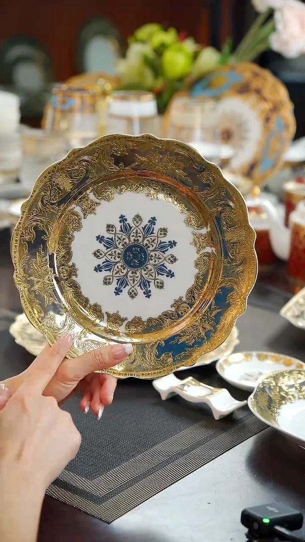 瓷片9英寸平盘  1个