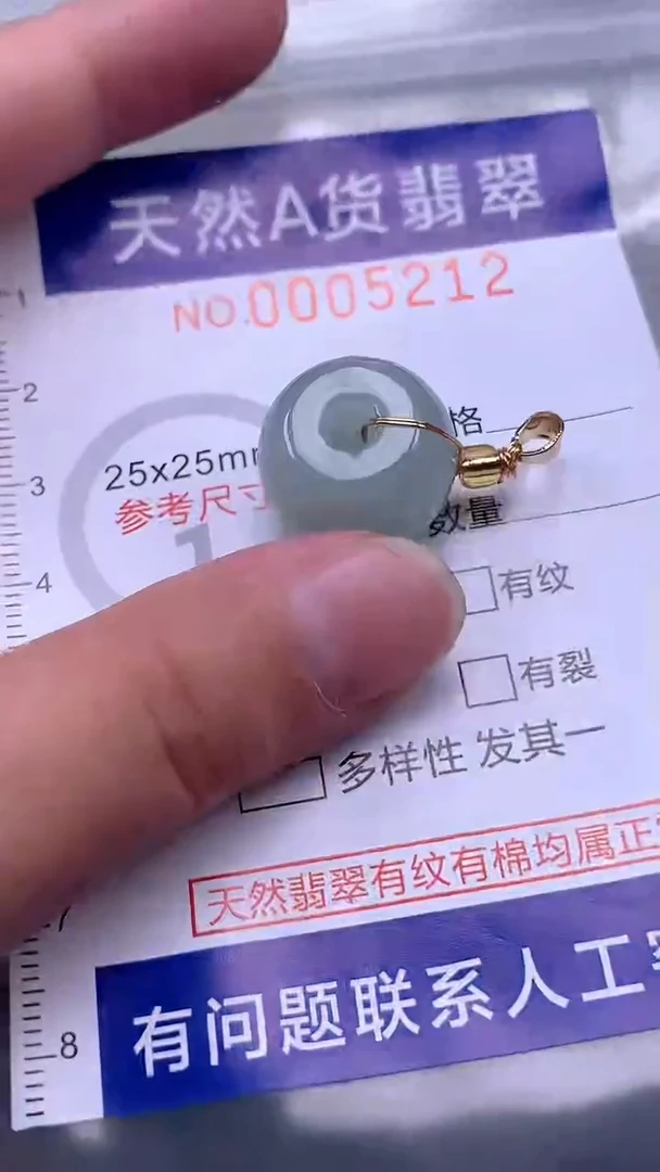 翡翠未镶嵌吊坠(不含链)1