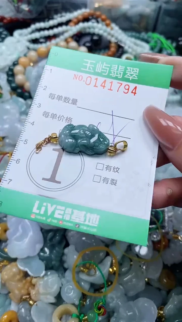翡翠未镶嵌颈饰闪购0141794