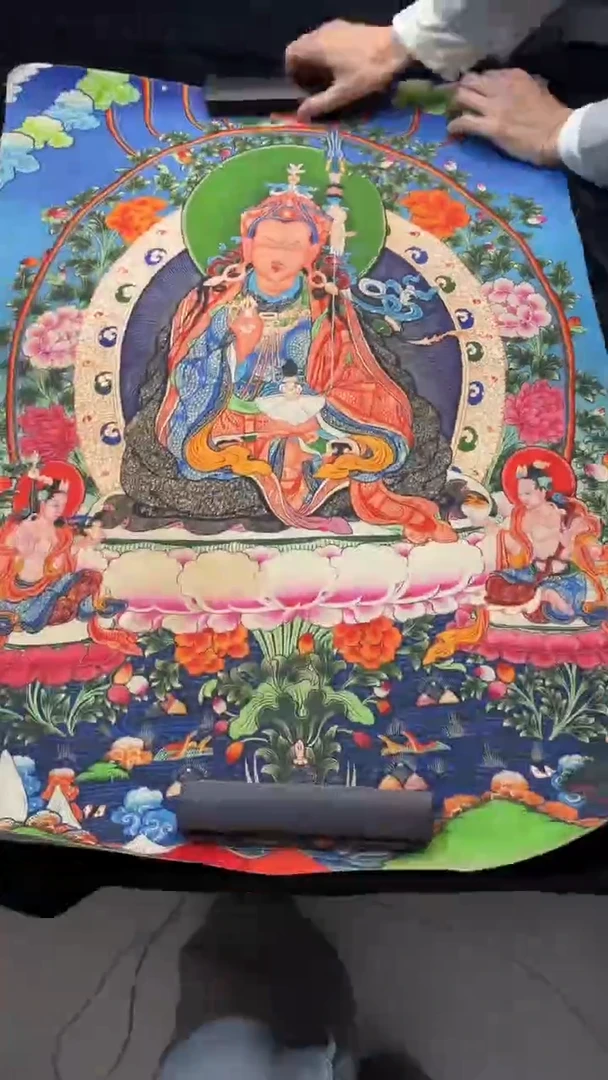 装裱画手绘唐卡藏艺阁TK16101