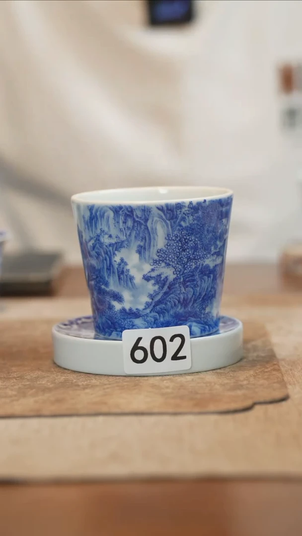 杯子全手工全手绘602