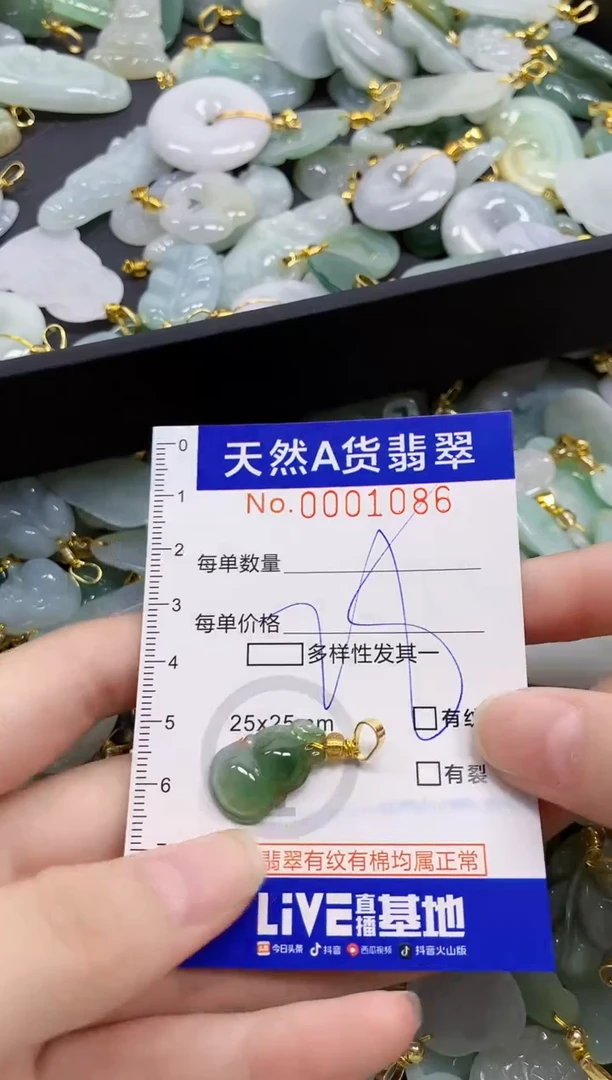颈饰未镶嵌翡翠天然A货翡翠
