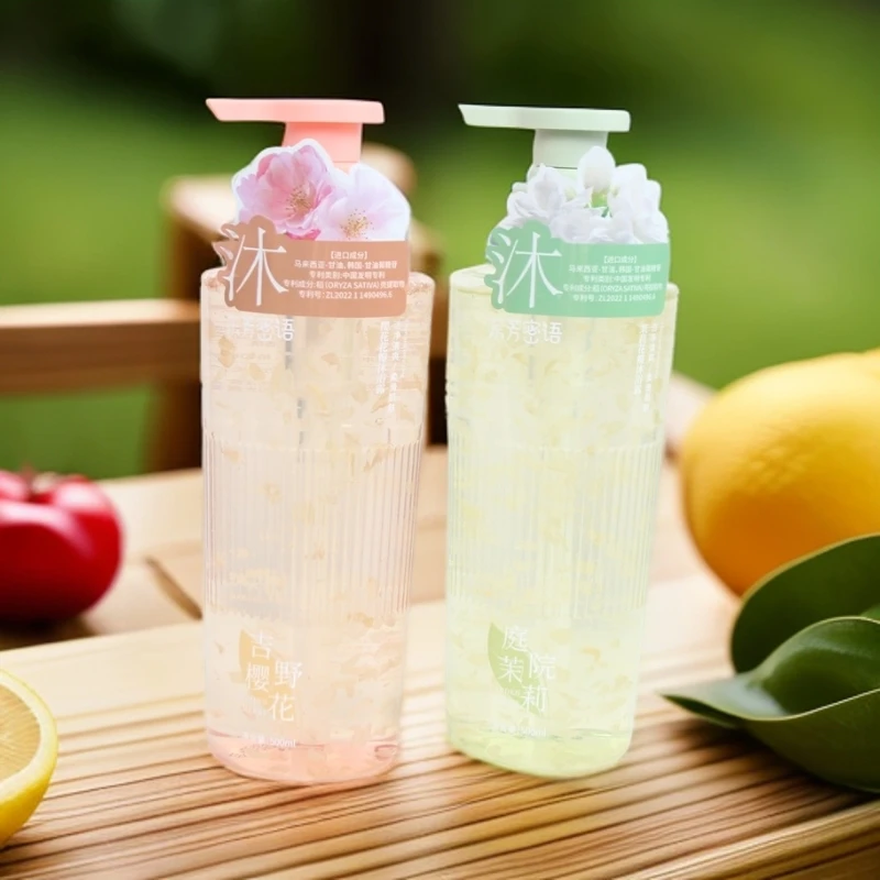 东方密语美肌沐浴露500ml蓬松清爽润滑肌肤持久留香花香丝滑嫩肤2