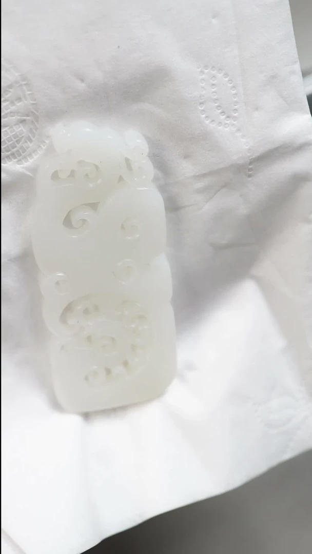 未镶嵌和田玉挂件龙凤佩