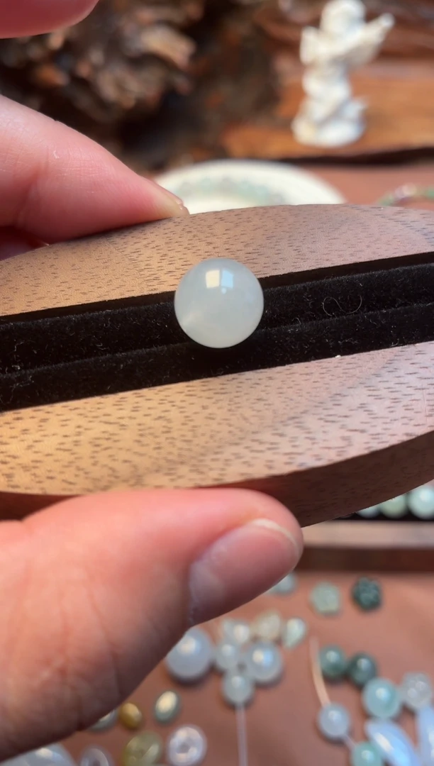 裸石翡翠卡11圆珠