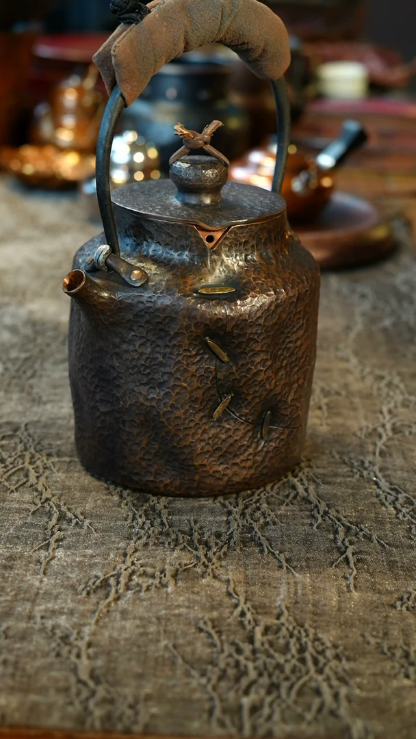 【闪购商品】纯紫铜锻打 丑壶啊