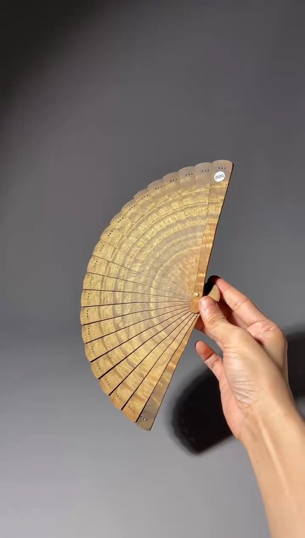 其他楠木（金丝楠）蛮*202号15cm小叶桢楠扇子掌中扇