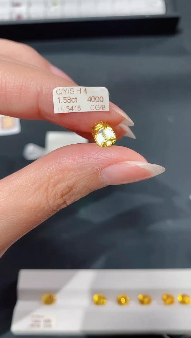 裸石彩色蓝宝石1.58ct HL5416 CG/B