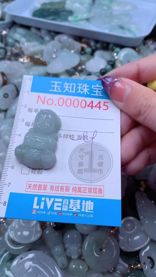 翡翠未镶嵌颈饰445