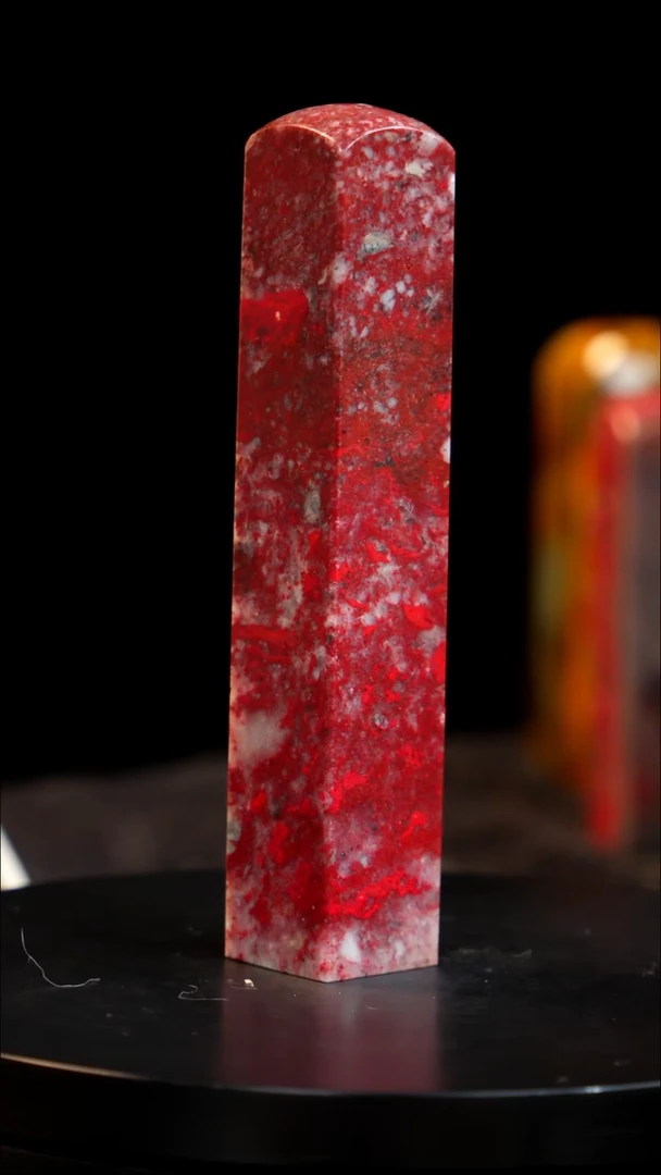 鸡血石大红袍鸡血石旬阳