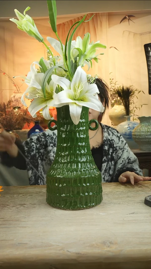 高度35口径12陶瓷花瓶