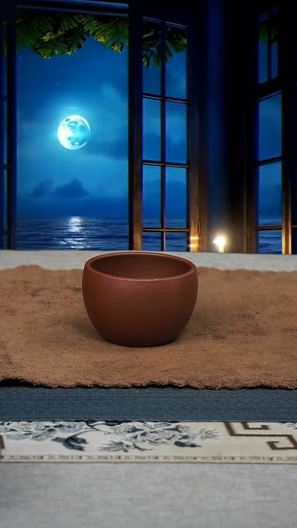 茶杯紫砂大红袍缸杯微瑕