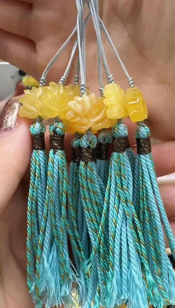 未镶嵌颈饰琥珀手机挂
