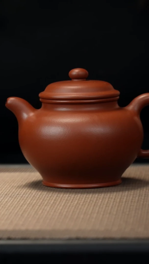茶壶紫砂朱泥掇只190c