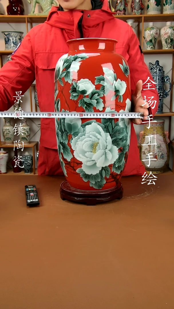 【闪购商品】瓶景德镇陶瓷摆件35