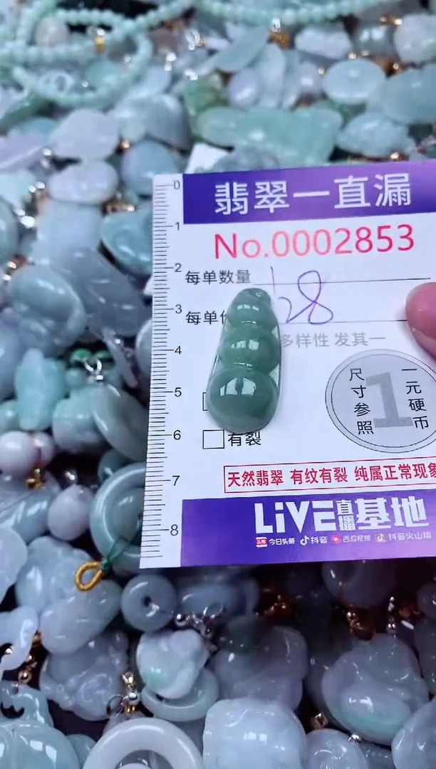 吊坠(不含链)未镶嵌翡翠2853