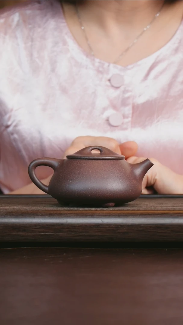 茶壶紫砂艺品紫砂 精选底槽清 景舟瓢200cc