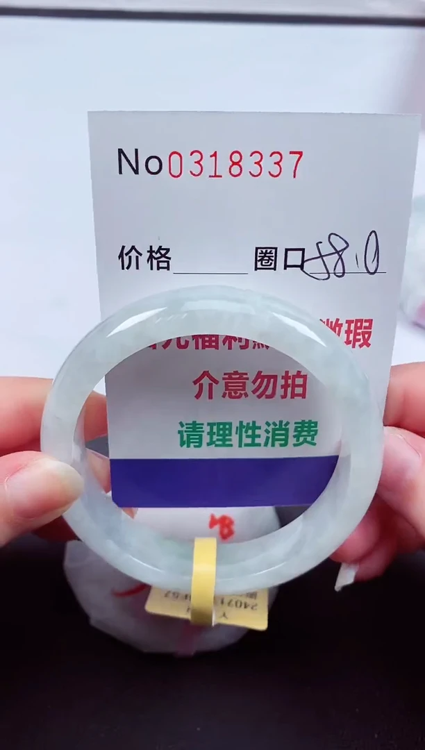 翡翠手镯未镶嵌 0318337