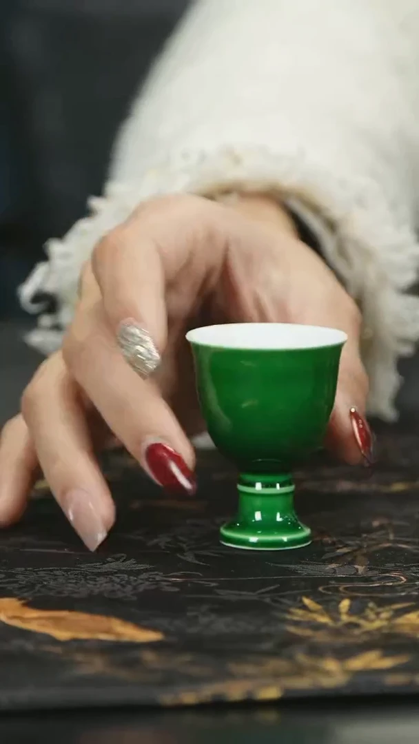 【闪购商品】瓷唐里郎窑绿小茅子杯