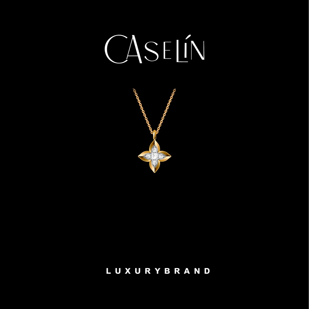 FX 英★【高定】设计师款四叶草项链~8927