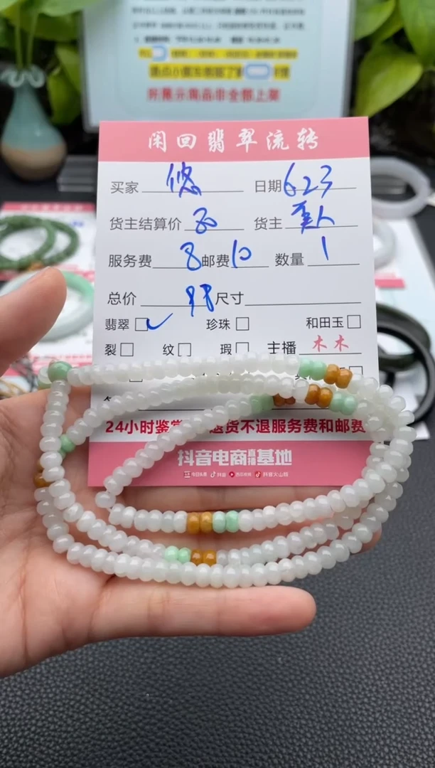 翡翠未镶嵌颈饰?****然项链