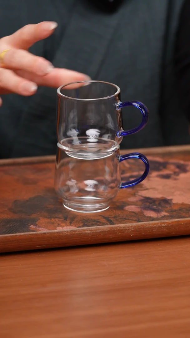 【闪购商品】璃享/水月杯2入/浅蓝/不批发