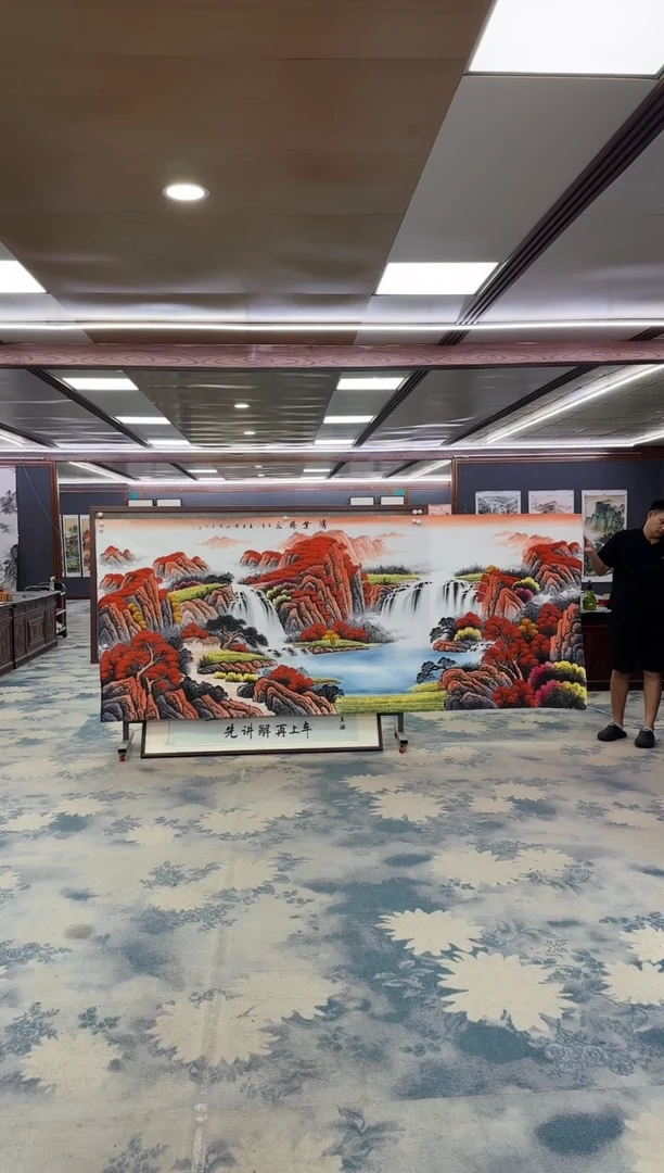 国画Z刘雪红-山水国画-大丈二