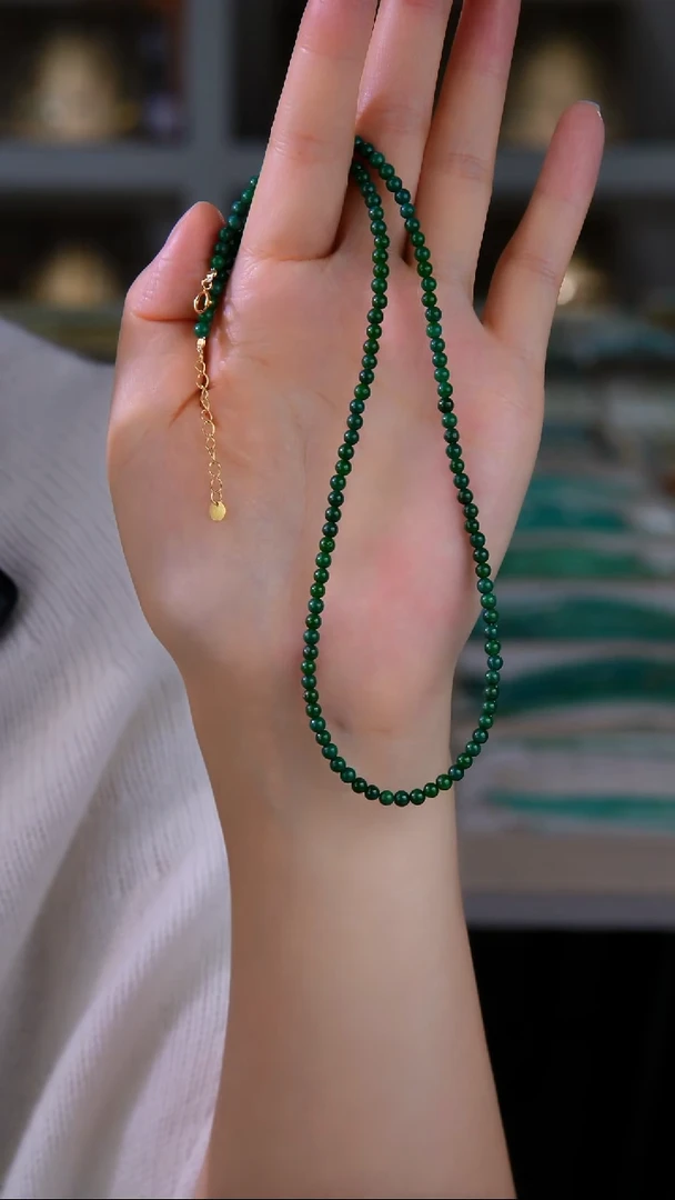 银S925镀金镶嵌绿松石颈饰多样性发货